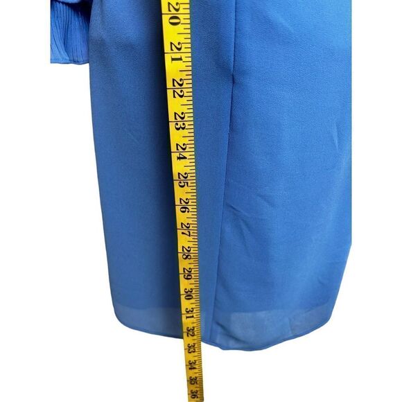 Vince Camuto Women's Pleated Sleeve Float Shift Dress *NOTE DEFECT in pic - SZ 4 - Picture 12 of 14